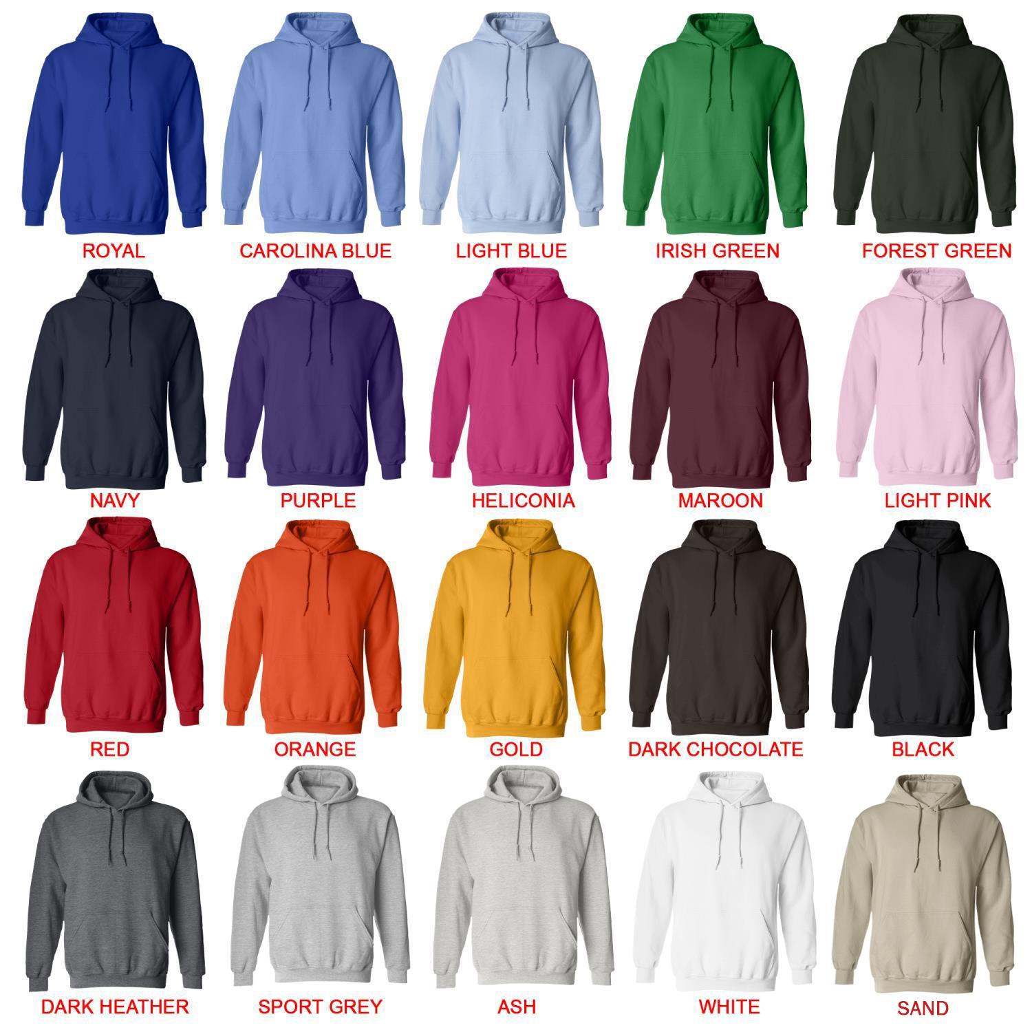 hoodie color chart - Ahegao Merch