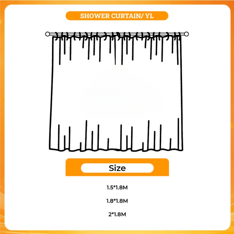 3D shower curtain - Ahegao Merch