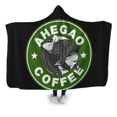 Ahegao Cute Anime Girl Hooded Blanket