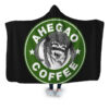 Ahegao Face Anime Girl Hooded Blanket