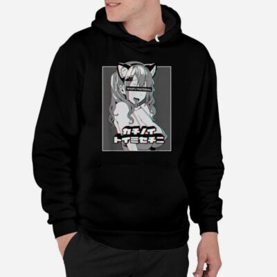 Ahegao Lewd Anime Neko Girl Hoodie