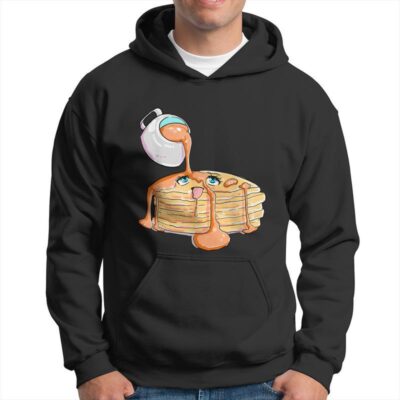 Anime Pancake  Ahegao Lewd Saying Hoodie