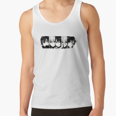 Ahegao Monochrome Five Tank Top