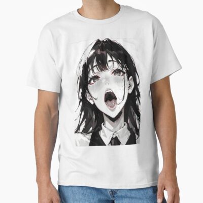 Cute Ahegao Anime Girl T-shirt