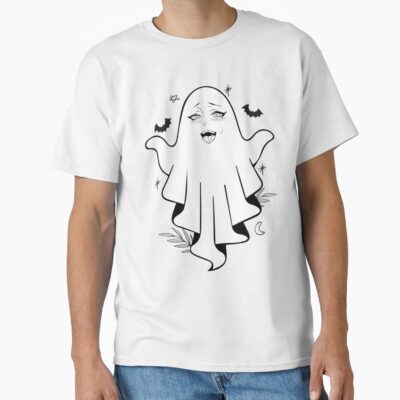Ahegao Anime Ghost Face T-shirt