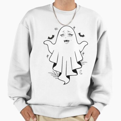 Ahegao Anime Ghost Face Sweatshirt
