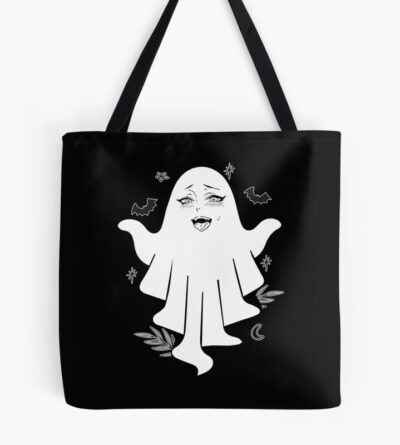 Ahegao Anime Ghost Face Tote Bag