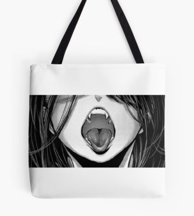 Ahegao Anime Girl Tote Bag