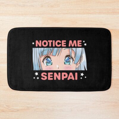 Notice Me Senpai Ahegao Bath Mat