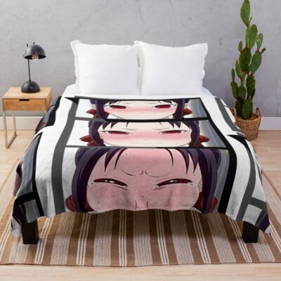 Ahegao Anime Matanem Throw Blanket