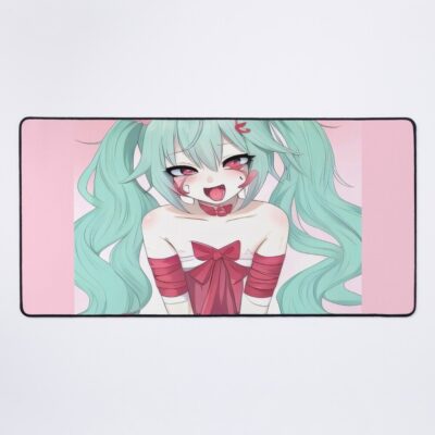 Ahegao Cute Anime Girl Mouse Pad