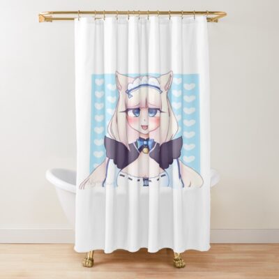 Nekopara Vanilla Ahegao Shower Curtain