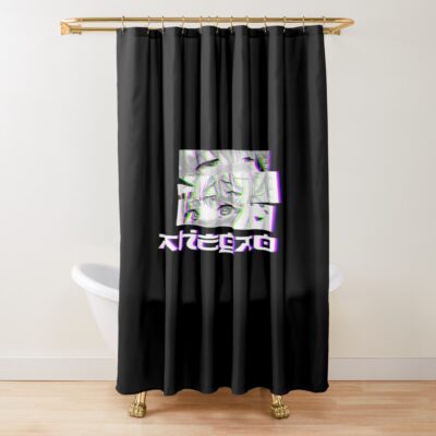 Ahegao Hot Anime Girl Shower Curtain