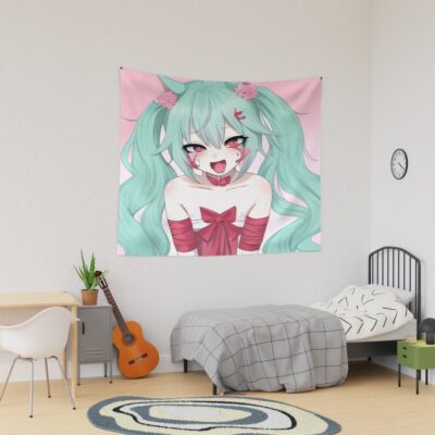 Anime Girl Ahegao Hot Girl Tapestry