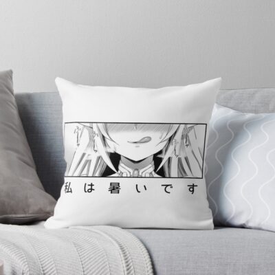 Ahegao Face Cute Throw Pillow